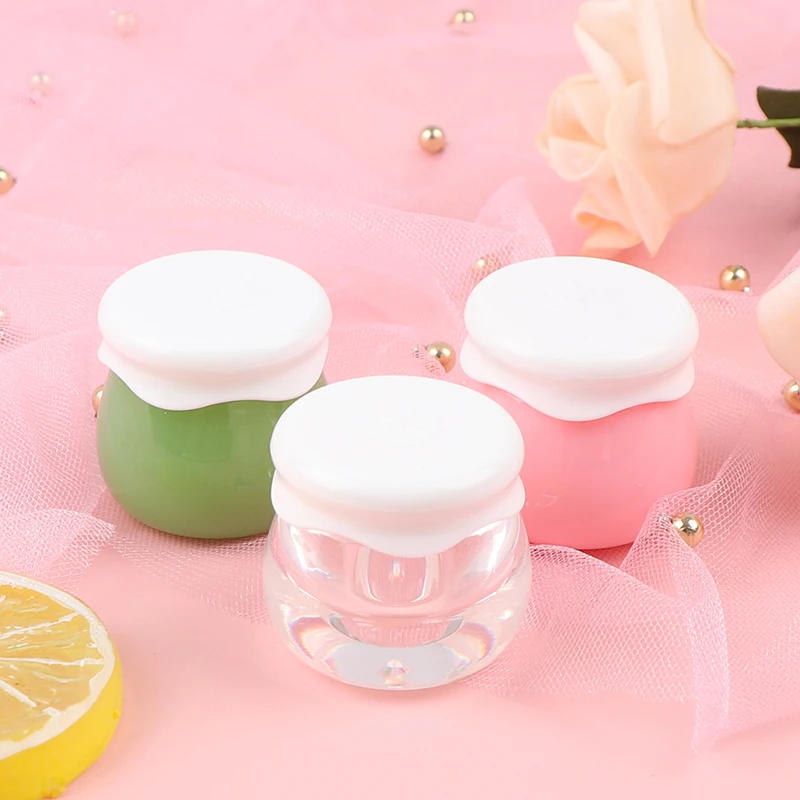 10G Plastic Cosmetic Empty Jar Pots Makeup Cream Lip Balm Refillable Container