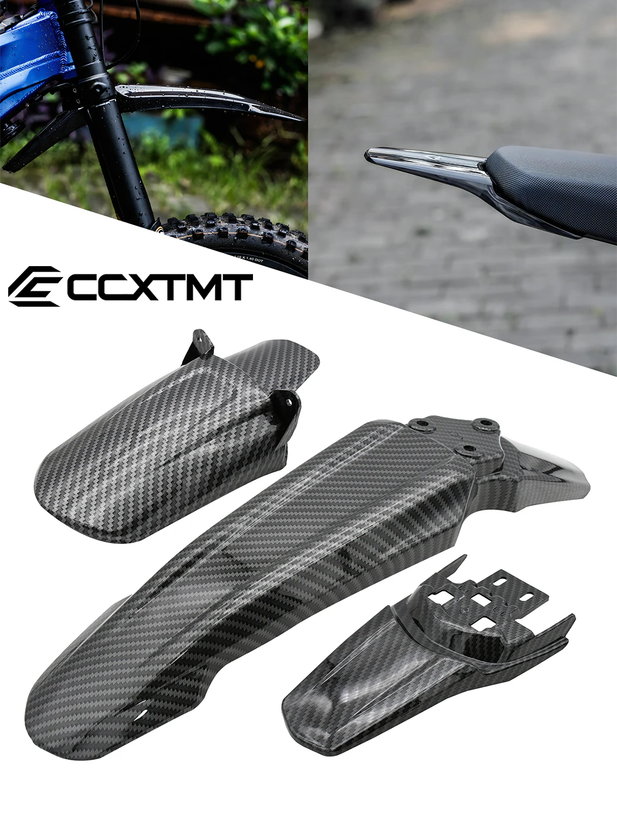 AliExpress NONE Electric Bike Refit Motorcycle Front Rear Wheel Mudguards Fender For Segway X260 X160 For Sur Ron Sur-Ron Surron Light Bee X & S
