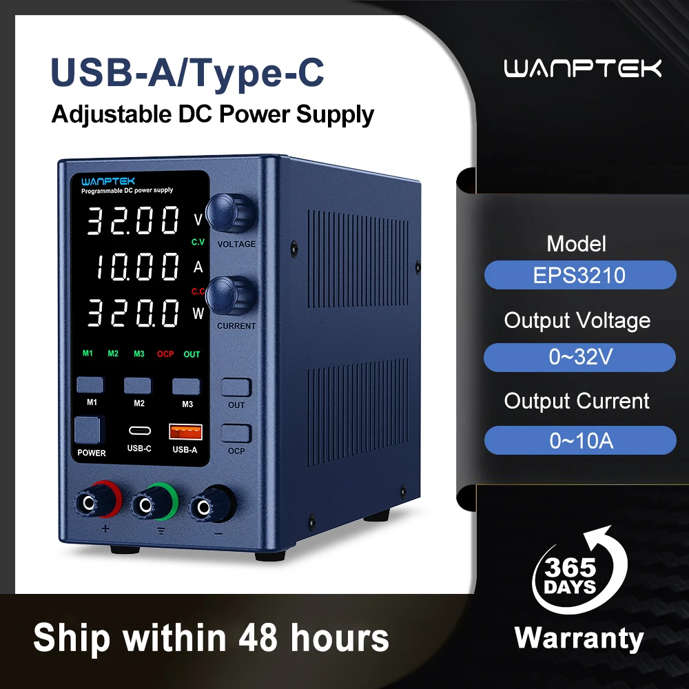 30V 10A 60V 5A Labornetzteil mit drei Sätzen Datenspeicherfunktionen AC 110V/220V Automatische Umschaltung