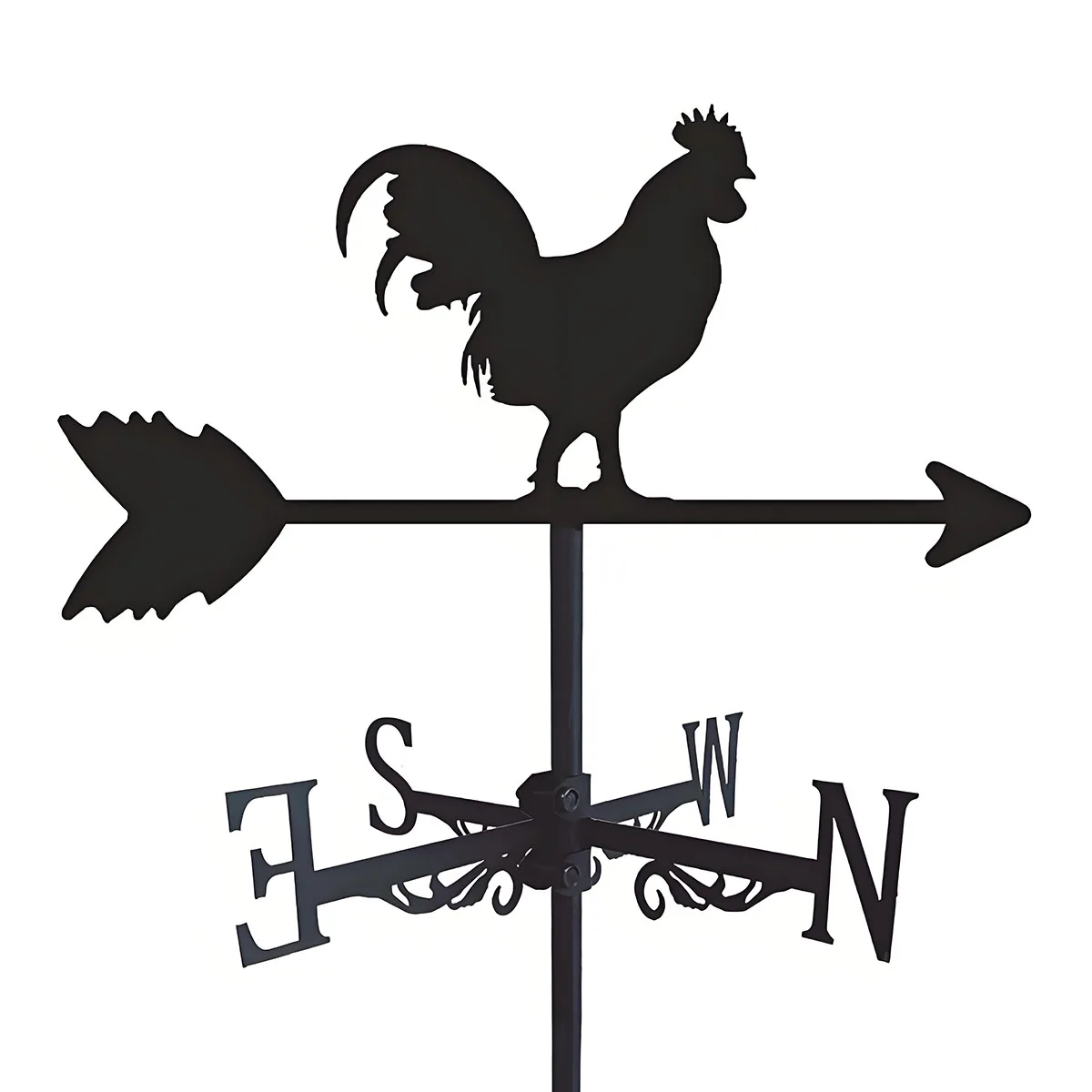 

Weather Vane Roof Mount, Weathervane Metal Wind Vane, Garden Wind Direction Indicators for Farmhouse Outdoor Farm Barn Sheds