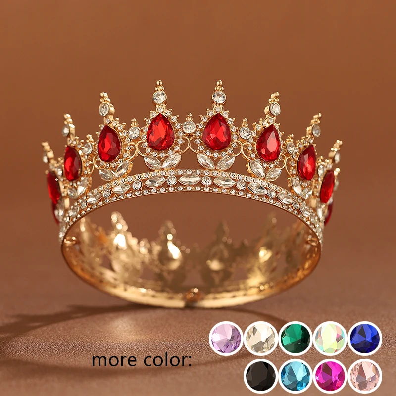 Itacazzo Full Of Gorgeous Royal Style Multi-color Available Lades' Luxurious Dress Up Crown