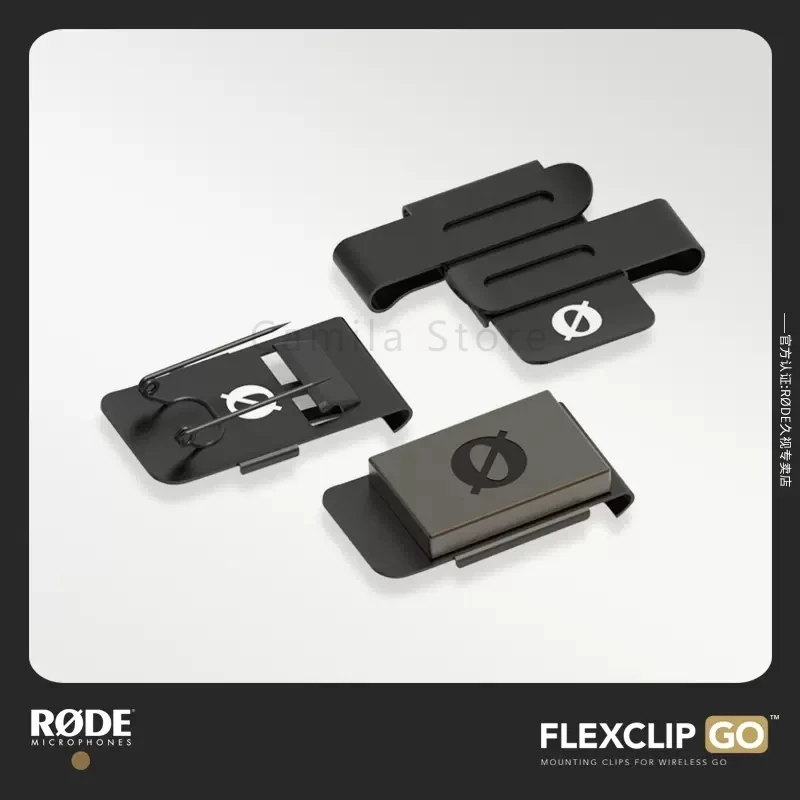 RODE Fixed Clip GO / magnetic Clip  hidden clothes Clip For RODE wireless Go II Microphone FixedClip accessories