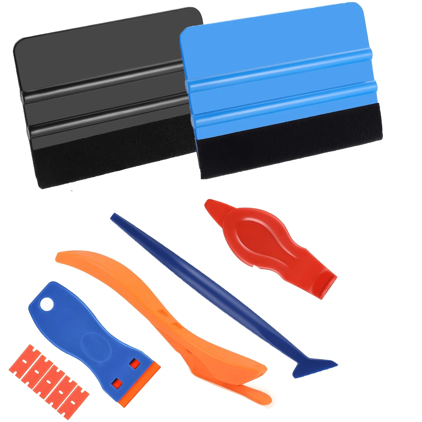 11pcs Car Vinyl Wrap Application Kit  Includes Precision Craft with Spare Blades Felt Edge Squeegee Edge Tools for Decal Sticker