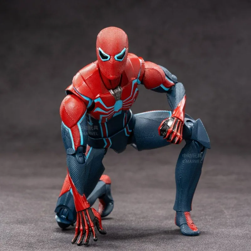zd-marvel-spider-man-rapid-suit-classic-red-and-blue-color-scheme-action-figure-model-ornament-gift-decor-desktop-ornament