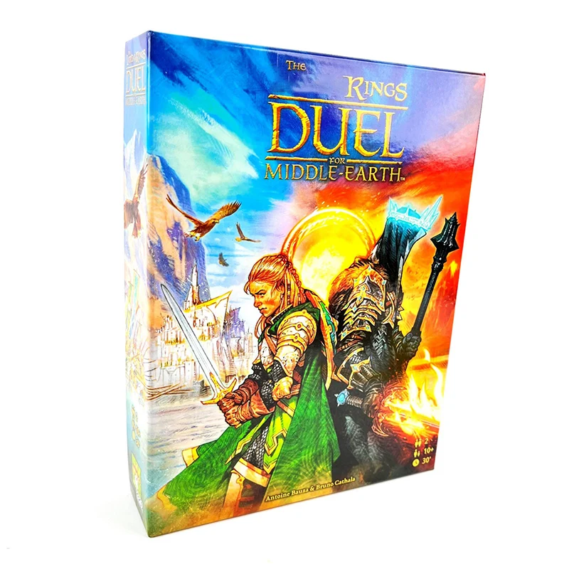 

English Game The Rings Duel for Middle-Earth: A Thrilling 2-Player Family Board Game