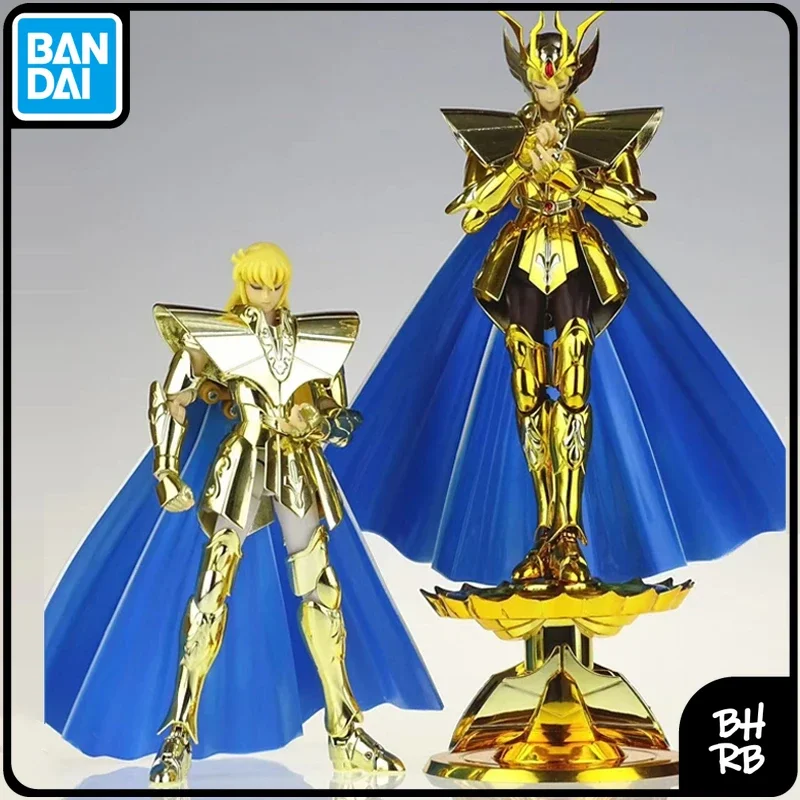 CS Model Saint Seiya Myth Cloth EX Virgo Shaka w Andromeda Shun Head+Lotus Base 24K/OCE Gold Knights of the Zodiac Action Figure