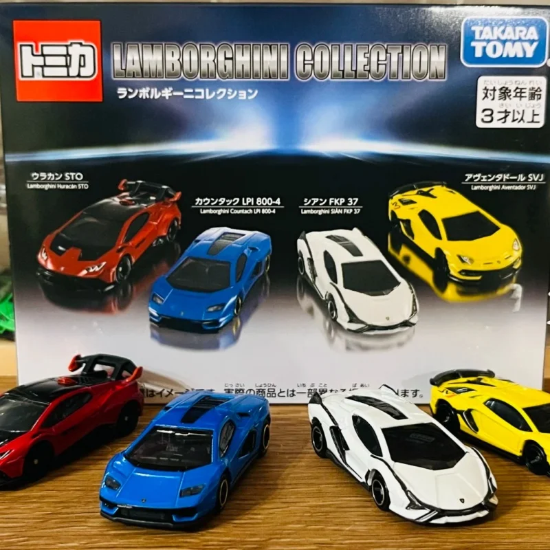

Tomy 4 Sports Car Sets Simulation Alloy Car Model Static Display Collectible Toy Gift Souvenir Decoration Birthday Gift Toys