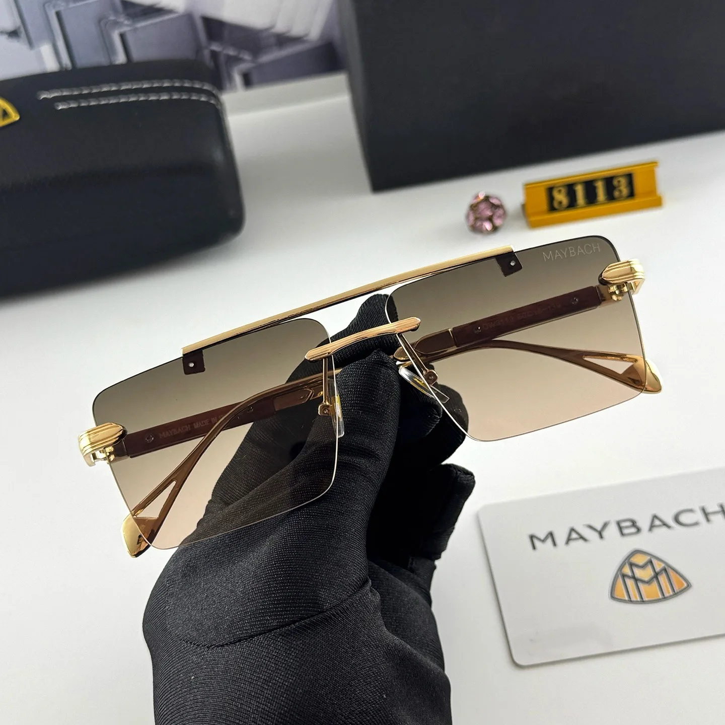 

Car High End Frameless Sunglasses Men Women Leisure Goggles For Maybach S Class S450 S480 S500 S580 S600 S650 S680 GLS480 GLS600