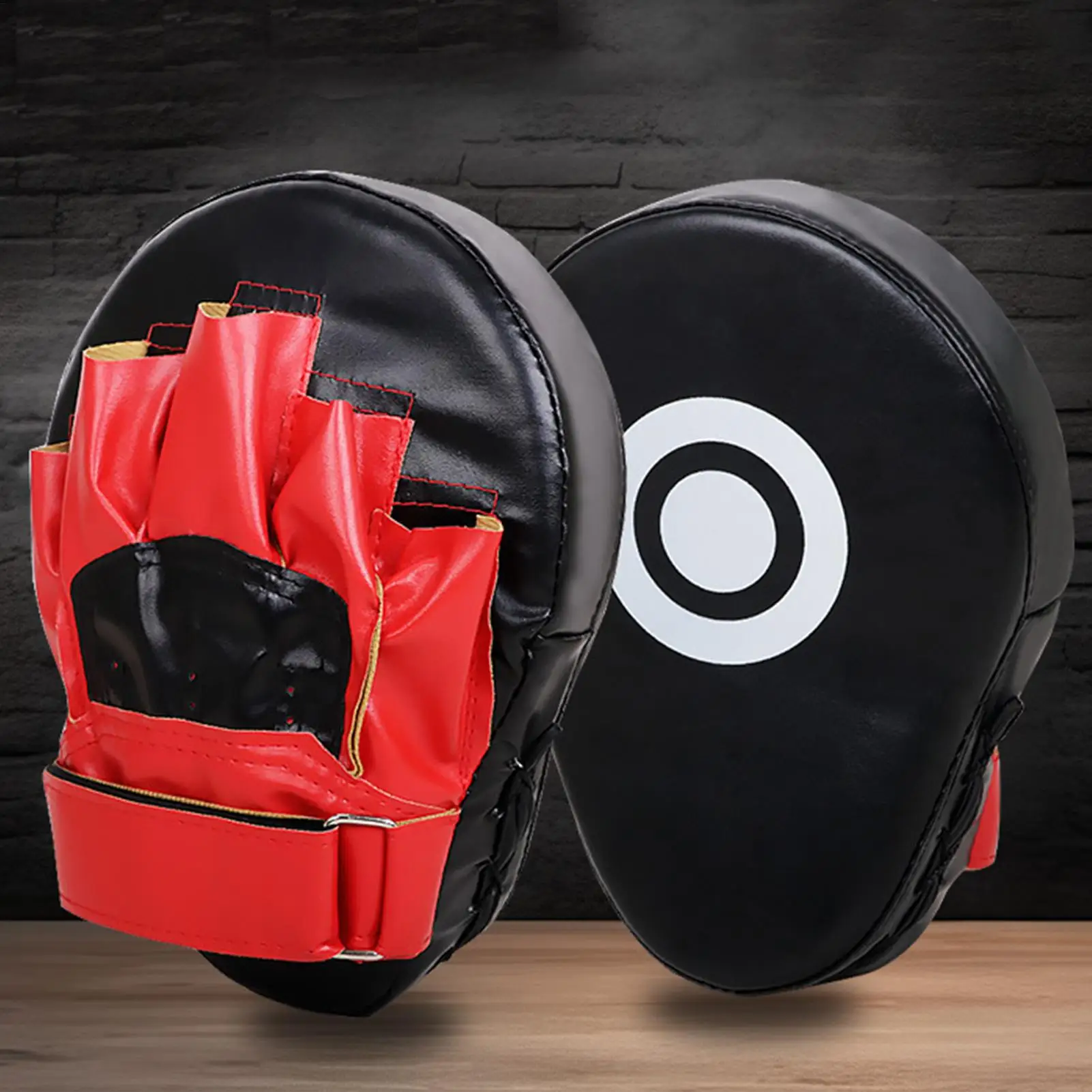 منصات الملاكمة بولي Leather الجلود المدرب كيك بوكسينغ منصات منحنية للمنزل تجريب تجريب كيك بوكسينغ الملاكمة التايلاندية الرجال النساء الكبار الاطفال الصبي #2