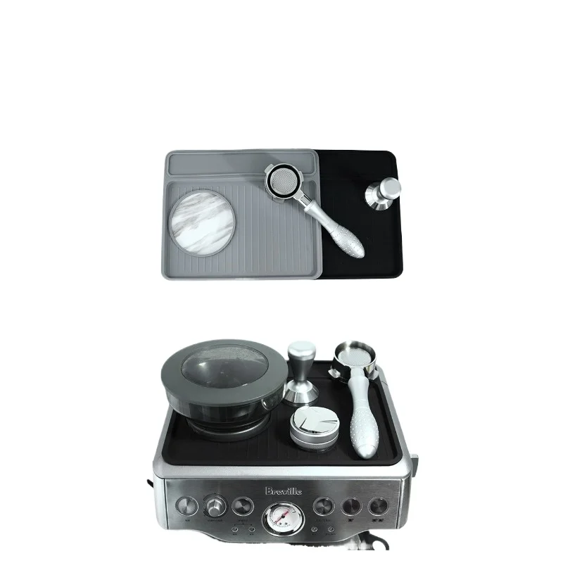 سيليكون القهوة حصيرة ل Breville 870/880/878 ماكينة إسبريسو العلوي المضادة للانزلاق الغبار حصيرة كونترتوب اكسسوارات المطبخ