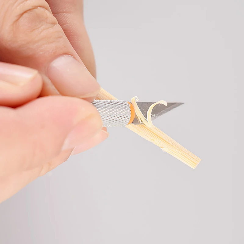 Art Utility Knife with Paper Cutter, Facas de caneta, Ferramenta para artesanato, Conjunto de lâminas de papelaria, Caneta cortadora de papel