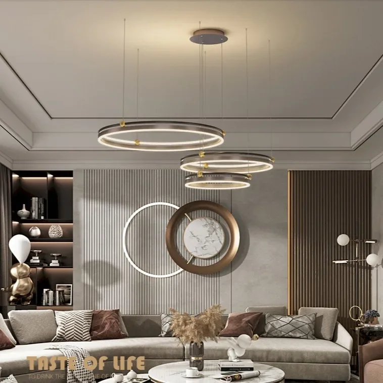 Zhongshan Lighting New Living Room Light Main Light Chandelier LED Round Dining Room