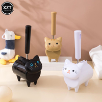 Cute Cat Tearable Roll Paper Sticky Roller Dust Wiper Lint Remover Pet Hair Remover Replaceable Cleaning Brush Accessories