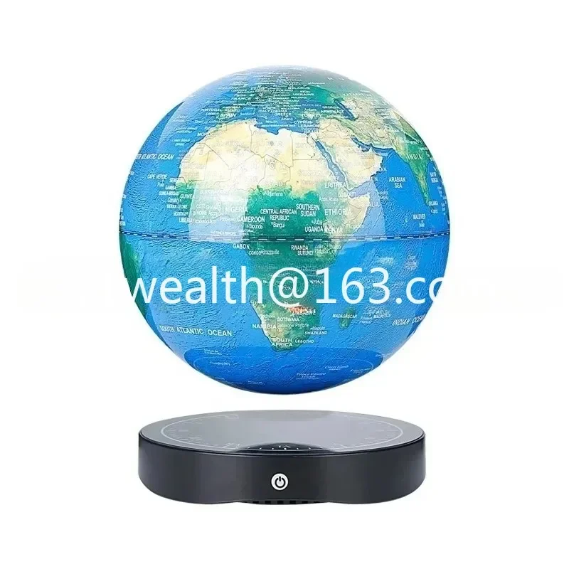 8 Inch 20cm World Globe Lamp for Kids Learning Educational RGB LED Lights Illuminated Lamp Magnetic Floating Levitating Globes