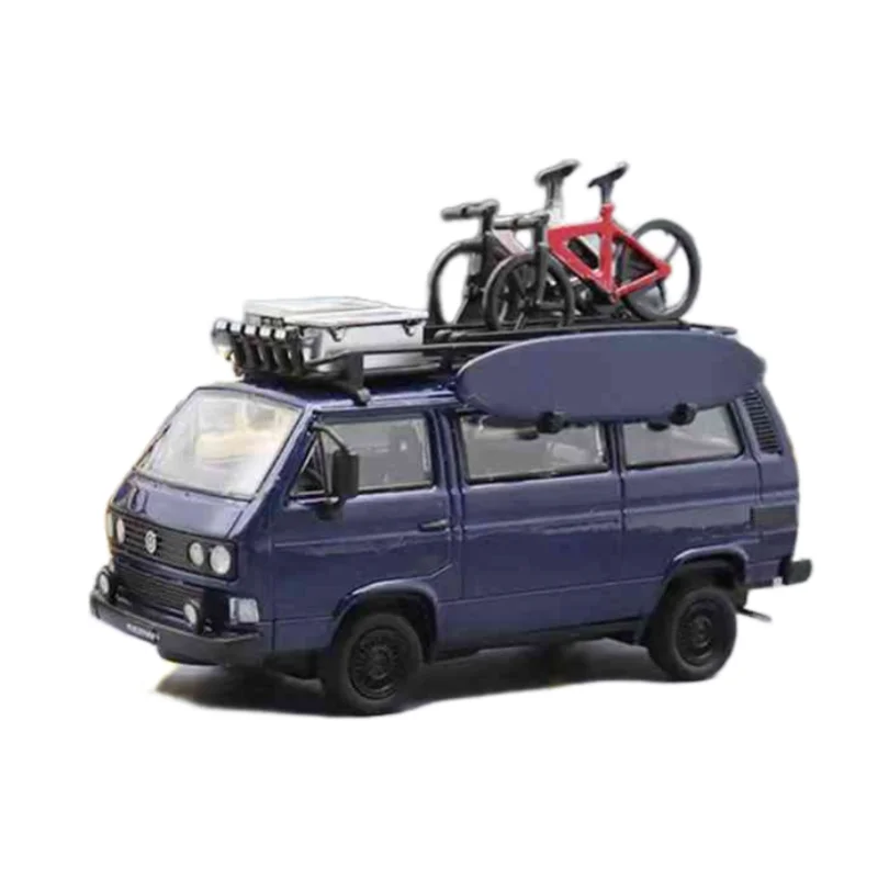 Master Diecast Volkswagen Legierungsmodellautos im Maßstab 1:64, Volkswagen T3 A Metrovan Play with The Gift, Originalverpackung mit Spielzeugautos
