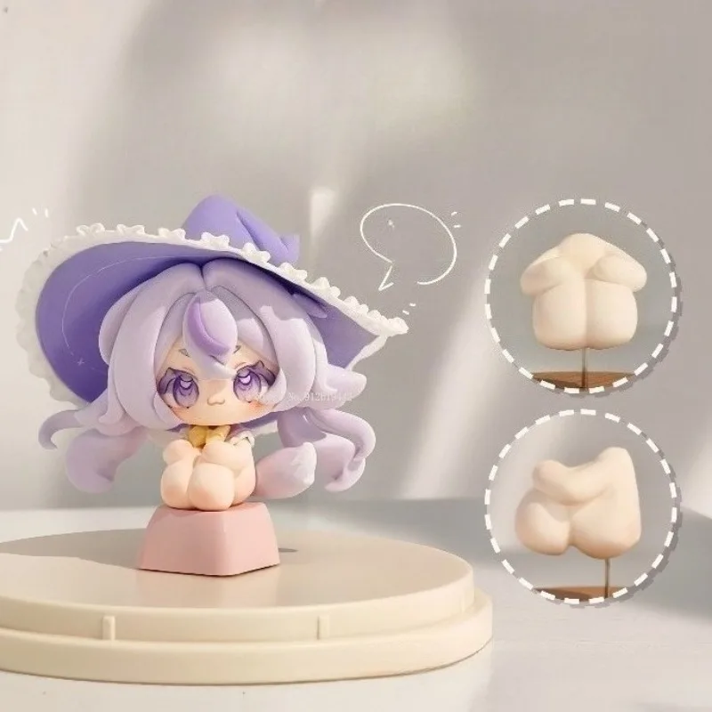 Trumpet Squatting Body Model Silicone Mold Ultra Light Clay Stone Plastic Soft Pottery Turning Mold Anime Doll Sculpting Making