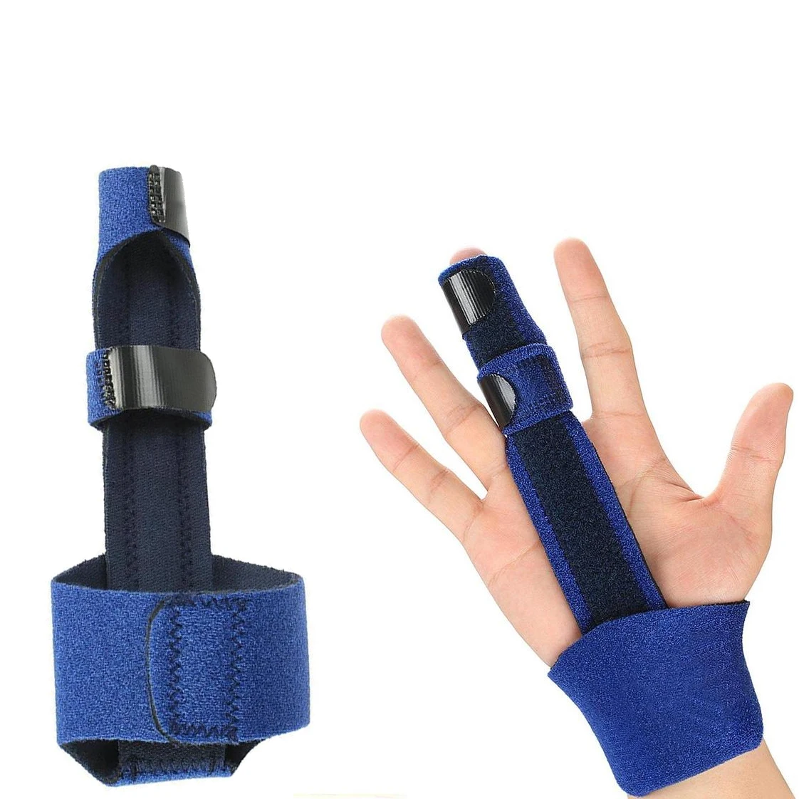 Trigger Finger Splints, Finger Brace Adjustable Locking Straightener Hand Support Brace for Sprains, Arthritis,Knuckle Tendon