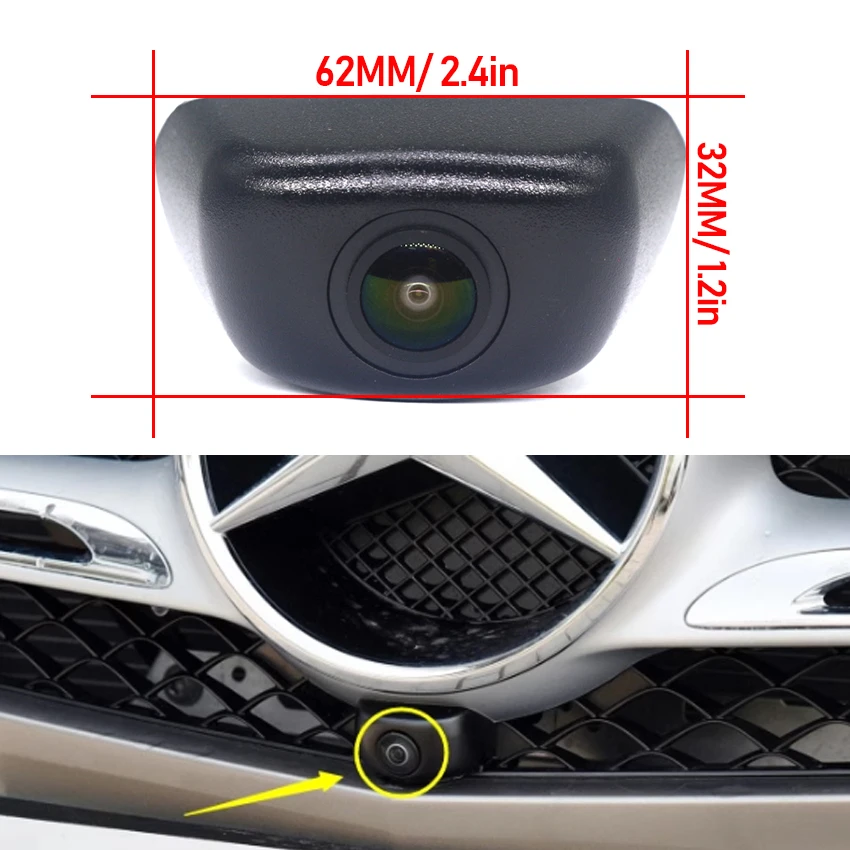 Car Special Front Full HD High Quality Camera For Mercedes Benz A B C E S R GLC ML GL CLA C200L GLE GLC260 Car Front Camera CCD