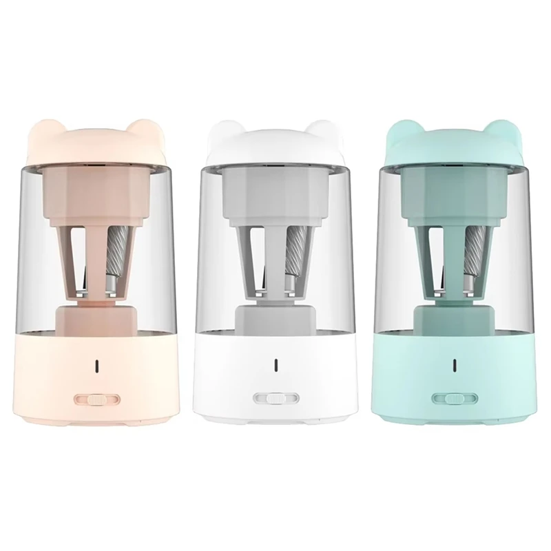 Automatic Electric Pencil Sharpener For Kids - Cartoon Design, Electric Rechargeable Pencil Sharpener