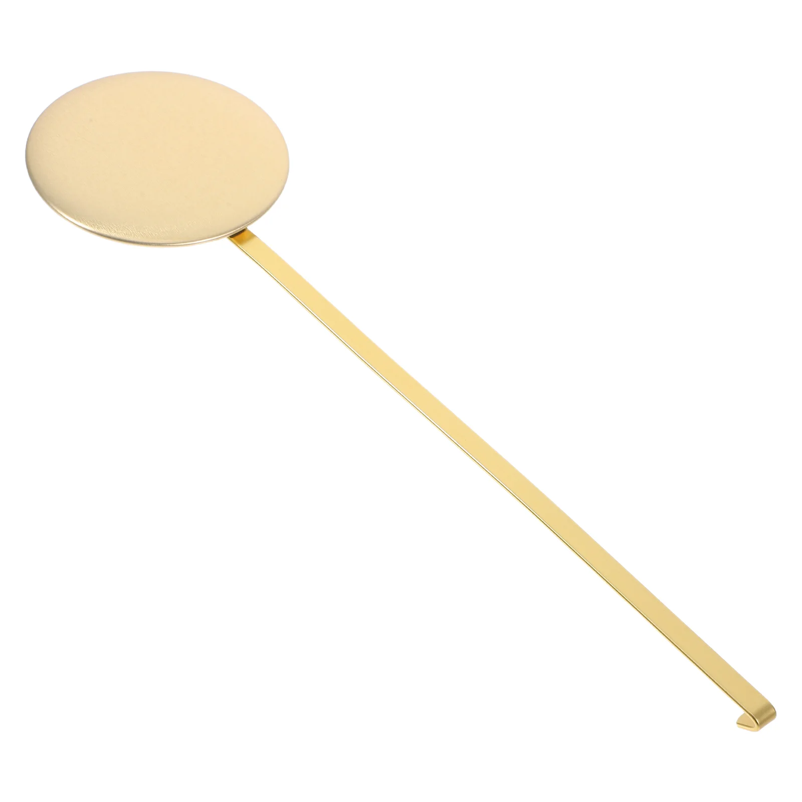 

22Cm X 6Cm Golden Electroplated Aluminum Clock Pendulum Replacement Metal Wall Accessories Diy Movement Supplies For Parts