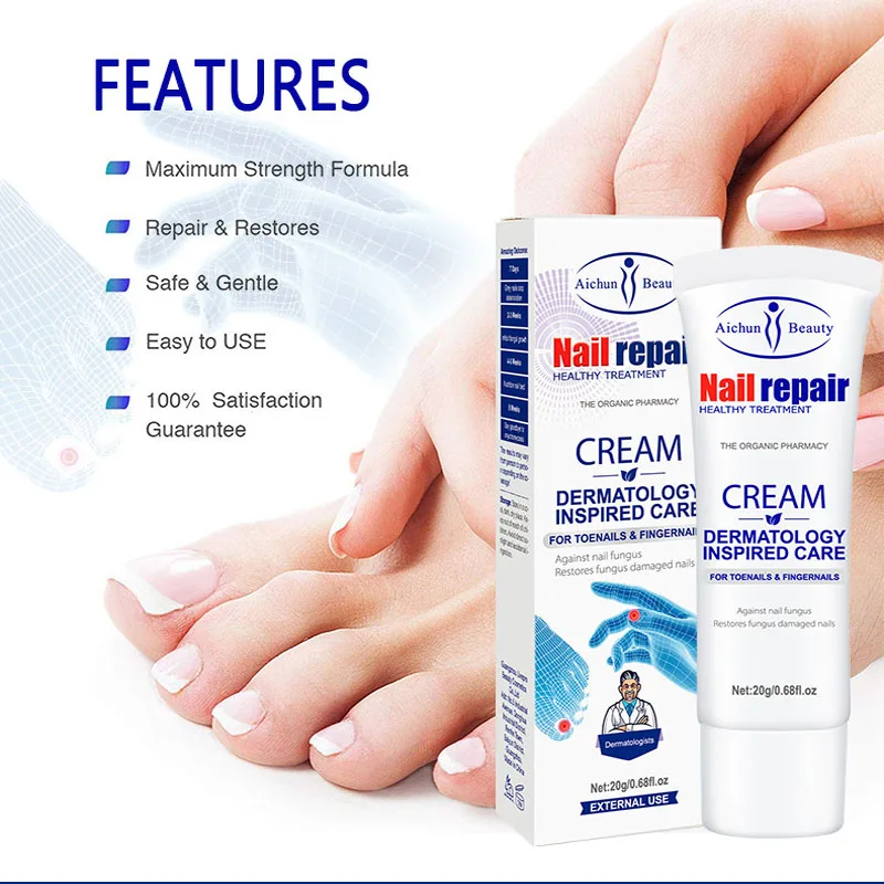 Efficace Crema per il trattamento dei funghi delle unghie Piede Punta Rimozione dei funghi delle unghie Siero Anti-Infezione Paronichia Onicomicosi Riparazione Gel Cura
