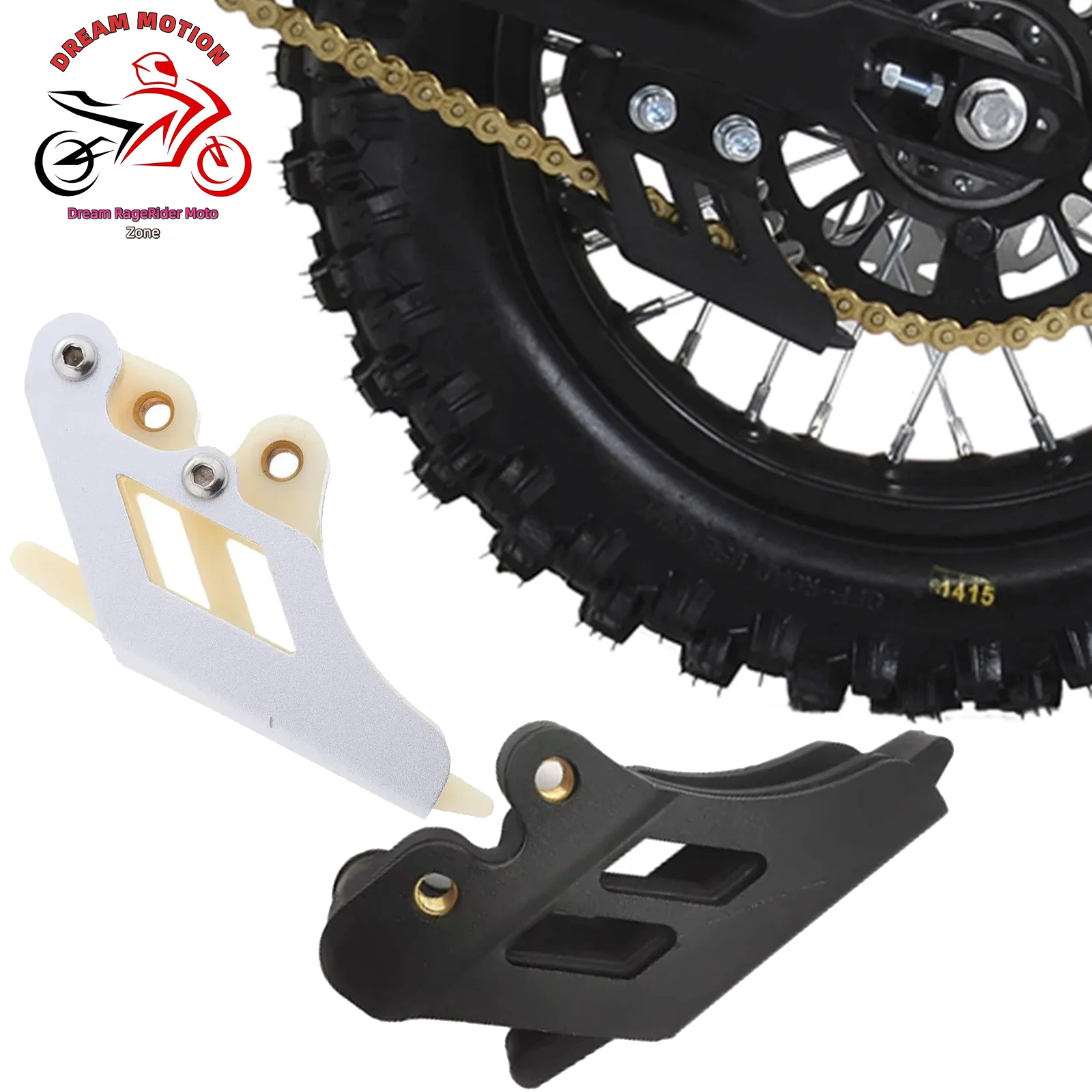 

Motorcycle Chain 420/428/520 Guide Guard Protector CNC For CRF150F Lifan50cc KLX110 Apollo125cc pit bike Monkey Motocross