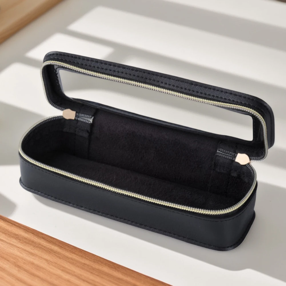 Borsa per pennelli per trucco da donna in PU Borsa per riporre il trucco Borsa da viaggio trasparente Borsa per cosmetici con doppia cerniera Borsa da toilette da viaggio