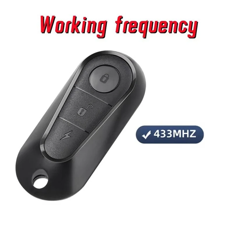 433MHZ 3 Buttons Garage Gate Door Opener Duplicator Copy Remote Controller Clone Cloning Code For Electric Bike