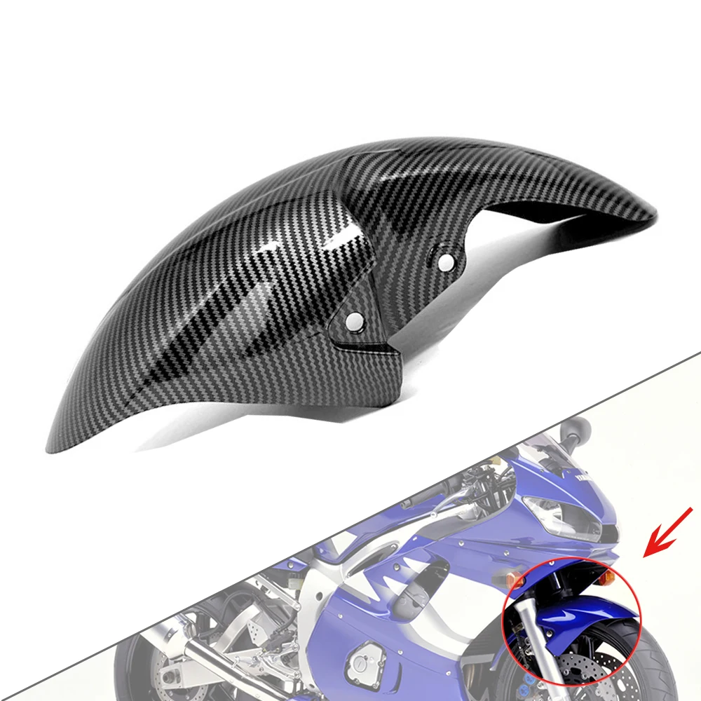 

For YAMAHA YZFR6 YZF R6 1998-2002 ABS Carbon Fiber Accessories Front Wheels Fender Cover Tire Mud Guard Fairing Protector Cowl