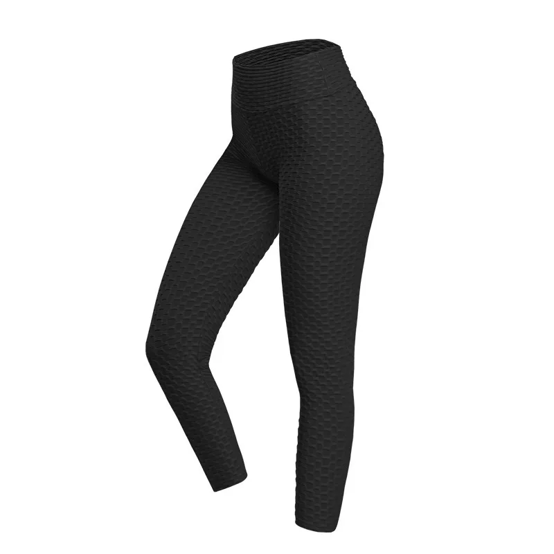 Sexy Booty Lifiting Leggings allenamento palestra abbigliamento donna 2021 vita alta attillati sport Jacquard Fitness Leggings