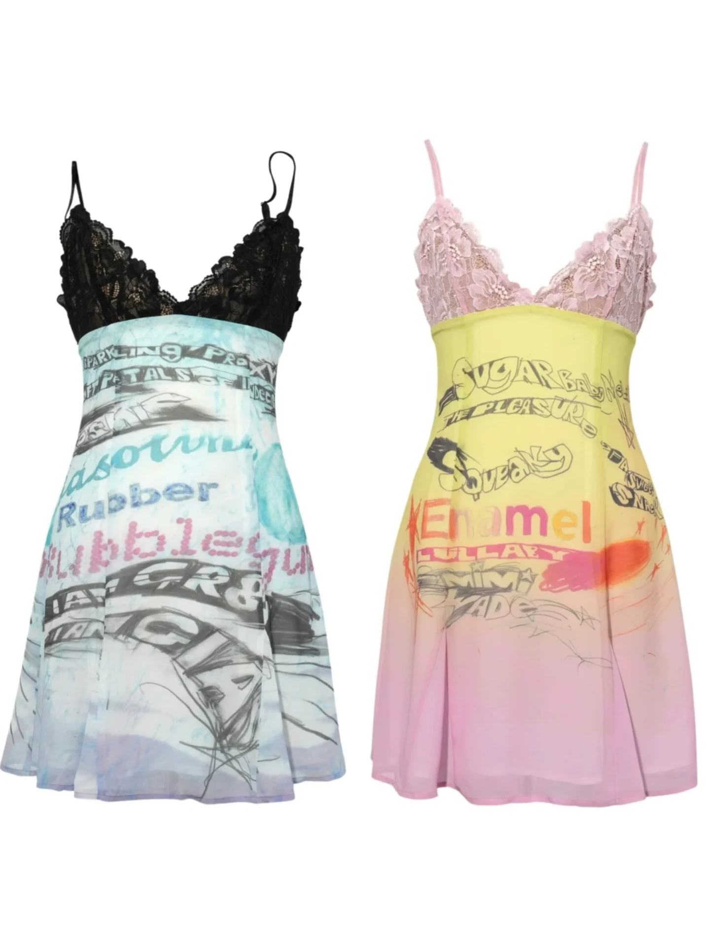 

Sexy Lace Print ter Deep V Ne Dr ort Skirt Y2K Sle Spring Summer Autumn Winter Polyester Fiber Medium Stretch