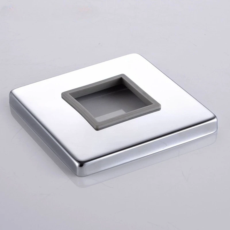 

All-copper Square Tee Wall-mounted Concealed shower faucet with pre-embedded cold and hot water mixing valve