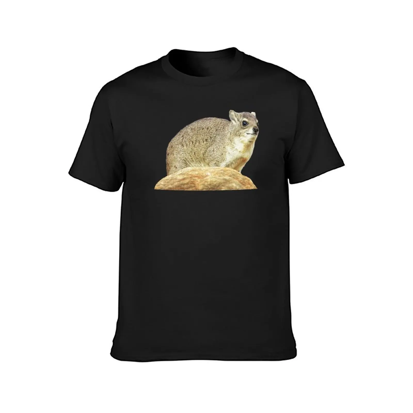 Rock hyrax - desert hyrax - rock badger in Kenya / Africa T-Shirt cute clothes customizeds mens cotton t shirts