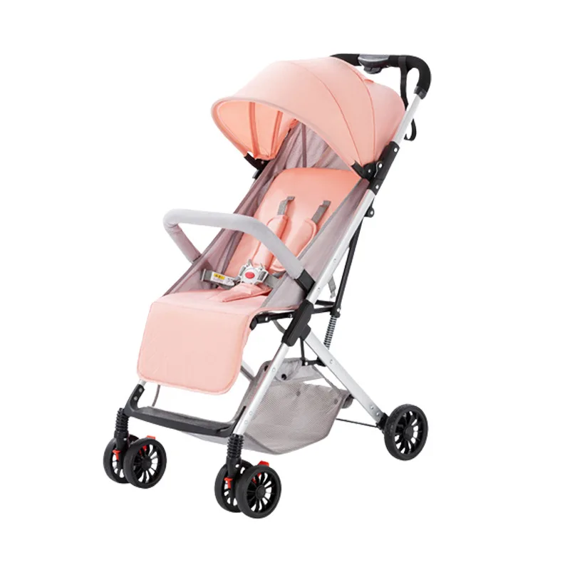 Stroller can sit can lie down portable folding can board high view stroller umbrella car walking baby god stroller