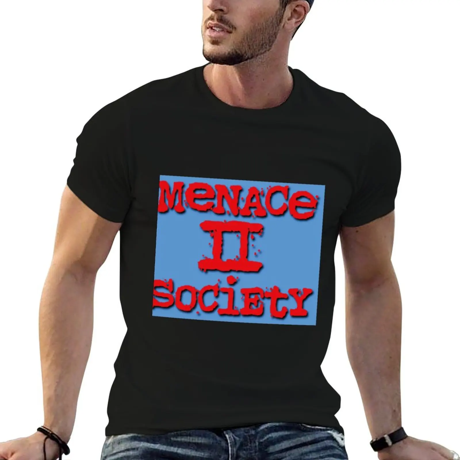 Menace To Society Essential T-Shirt Plus Size Gym Sports T-Shirt