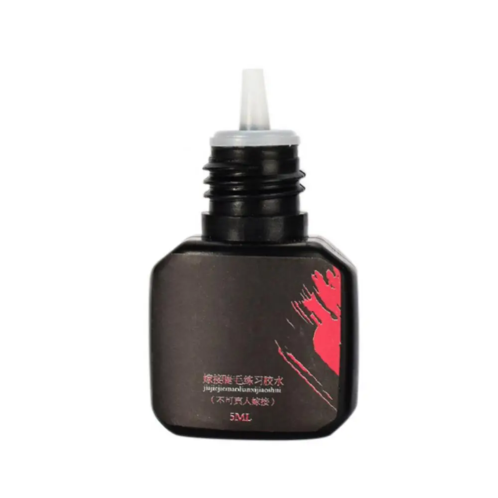 Pegamento para extensiones de pestañas, herramienta de maquillaje de secado rápido, adhesivo negro de retención, 1-3 segundos, 5ml