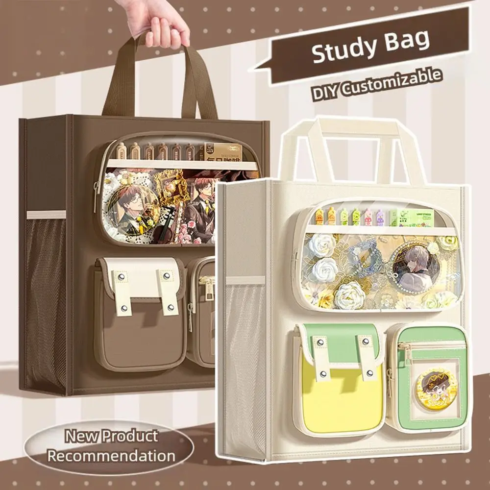 عالية الجودة قماش حقيبة تعليمية ثمانية طبقات سعة كبيرة الفن حقيبة يد القرطاسية حقيبة التخزين الطلاب