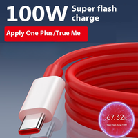 100w Suitable for OnePlus ACE3 Super Flash Charging OnePlus OnePlus 12 Mobile Phone Charging Cable 1 Plus Ace2 Data Cable