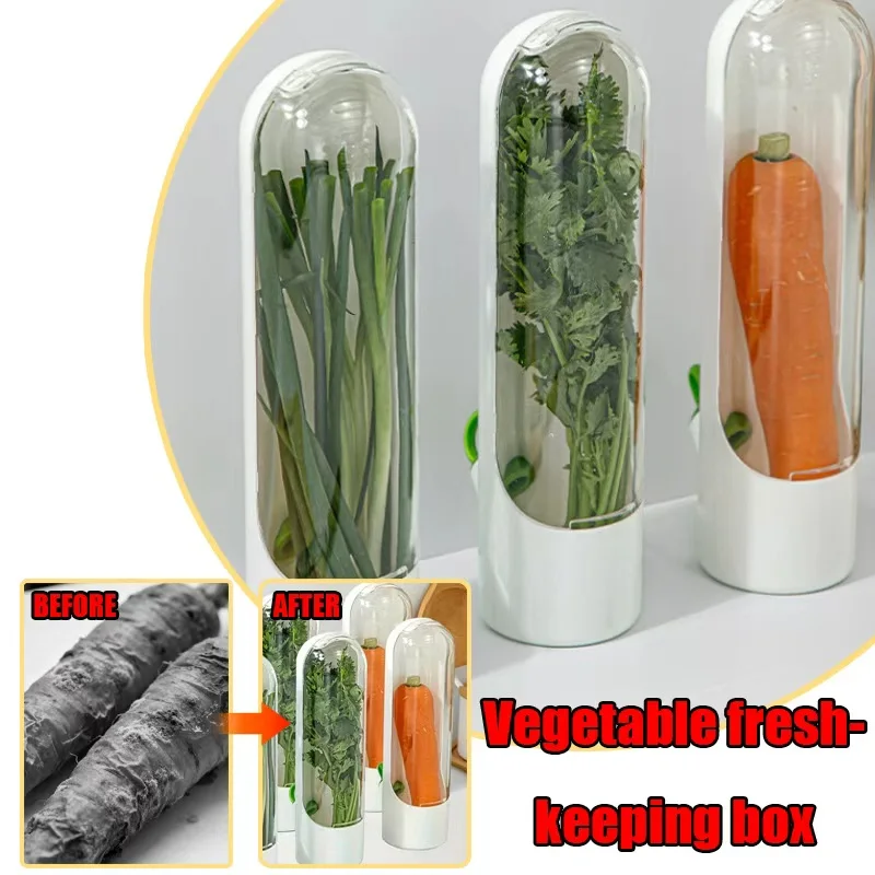 

Бутылка для сохранения трав и овощей в холодильнике — бытовой контейнер для хранения свежих продуктов для кухонных принадлежностей