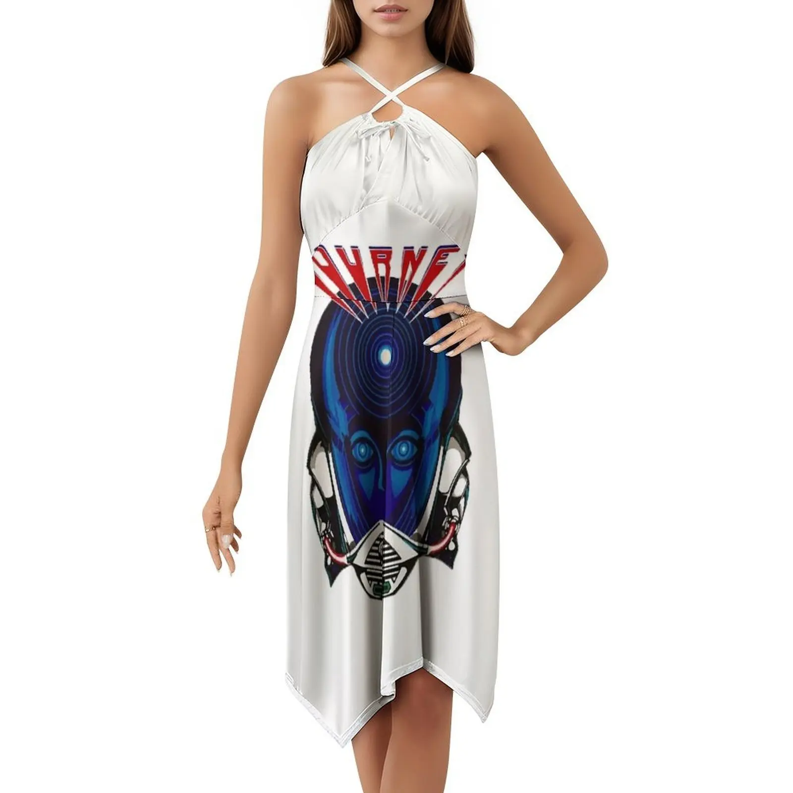 ستيف بيري ستيف بيري رحلة ستيف بيري 1977 1998 فستان نسائي أنيق للحفلات على شكل حرف a مع قصير/طويل/بدون أكمام