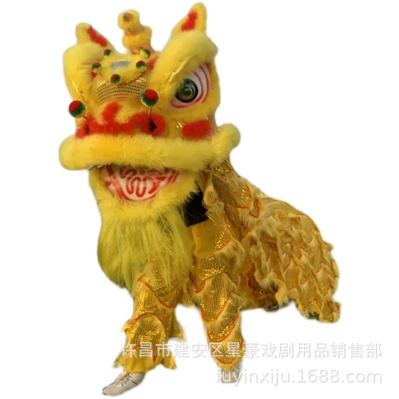 South Lion Dance Lion Head Complete Set of Awakening Lion Australian Full Wool Props