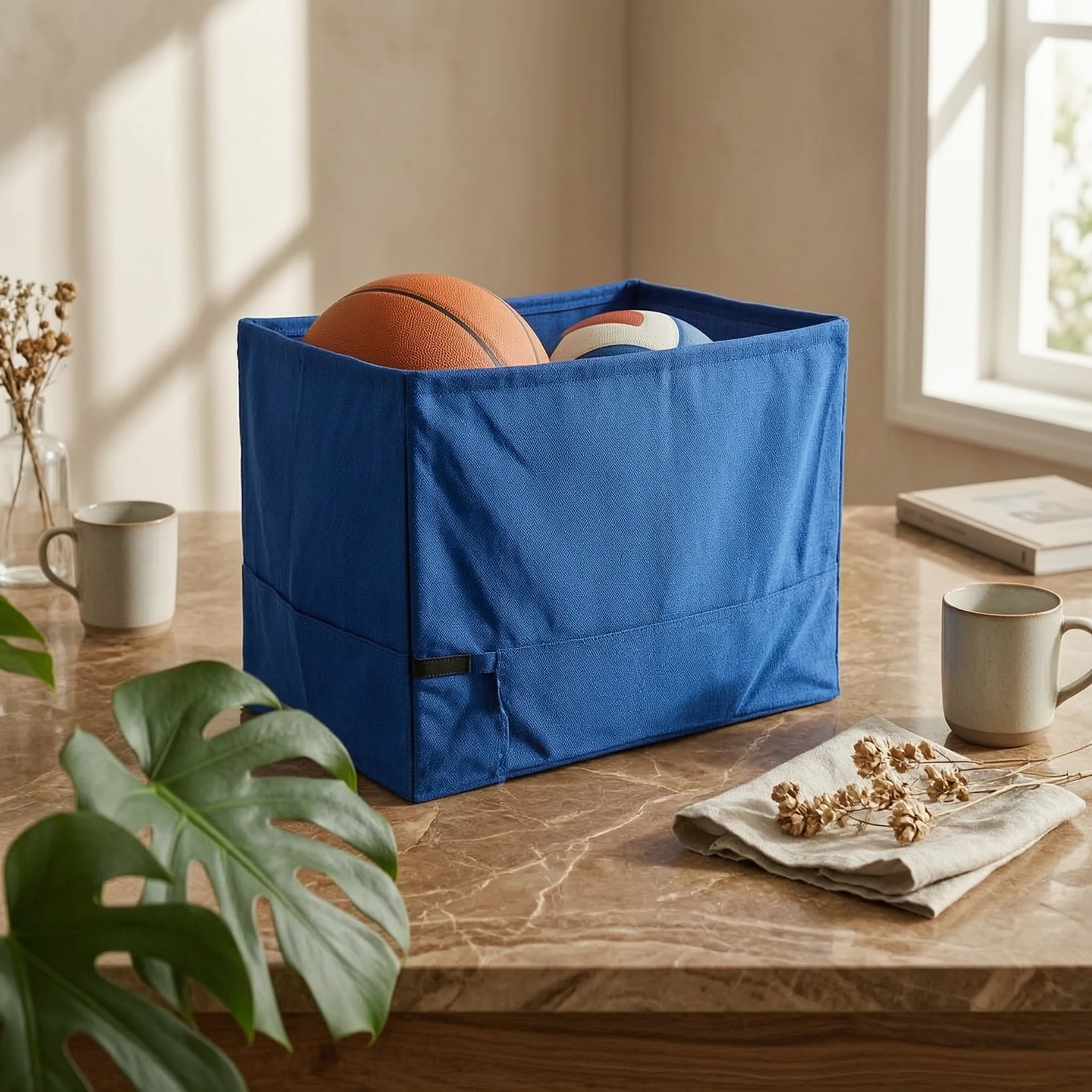 Collapsible Ball Cart Easy Access Foldable Ball Cart Sports Equipment Organizer Sturdy Heavy-Duty for Coaches, Gym, School