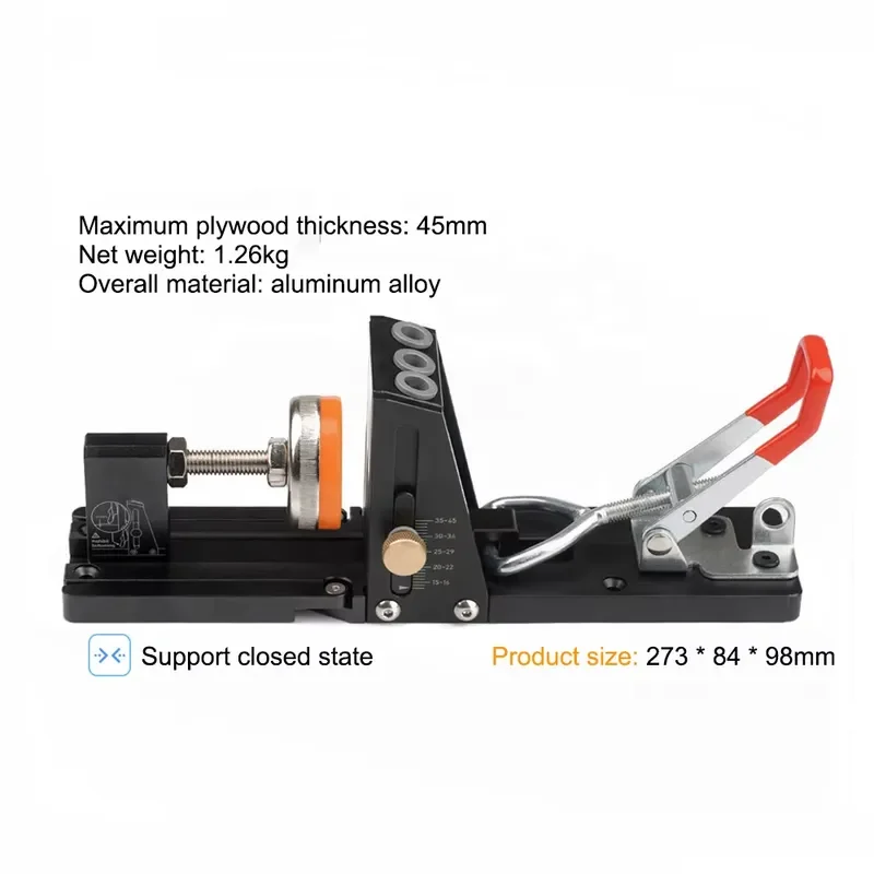Woodworking Bevel Hole Positioner Drill Guide Kit Multifunctional Sleeve Clamp for Accurate Drilling Angle Locator Tool Set