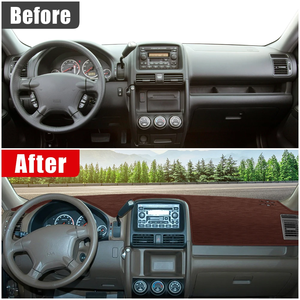 For Honda CR-V CRV 2th 2002 2003 2004 2005 2006 Car Dashboard Mat Sun Shade Instrument Desk Non-slip Cover Accessories