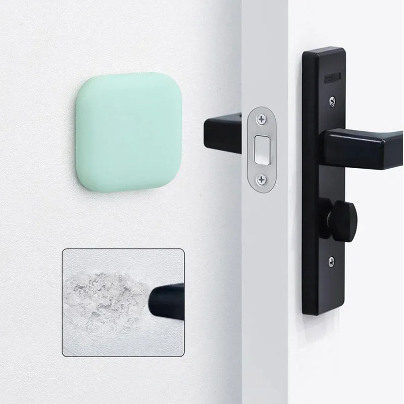 Door Stopper Silicone Handle Bumpers Self Adhesive Mute Anti-Shock Protection Porte Pad Home Improvement Wall Protector Pad