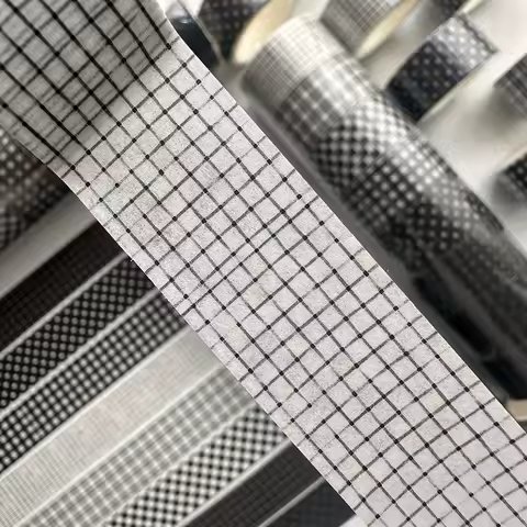 20mm * 5m/roll Ins Black and White Grid Texture Washi Masking Tape Planner Handbook Collage Handmade Scrapbook Basic Materials