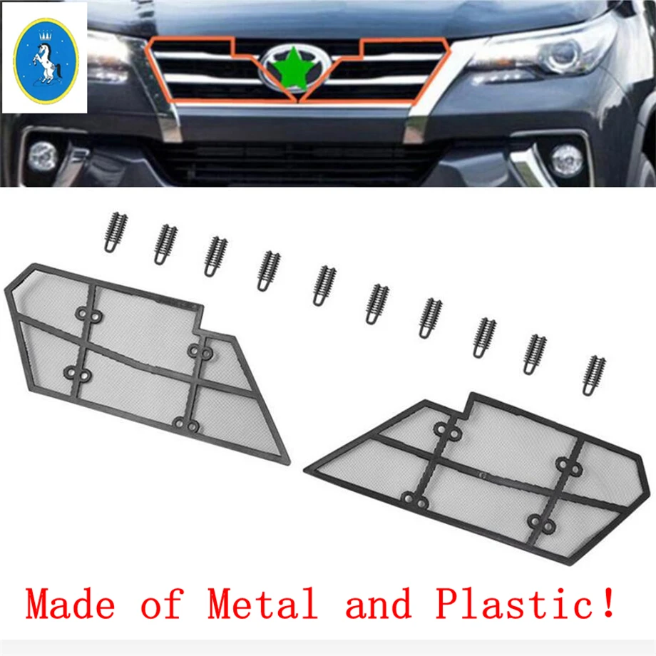 

Автомобильные аксессуары, вставка передней решетки радиатора, сетка для защиты от насекомых, Накладка для Toyota 4runner 2010 - 2019