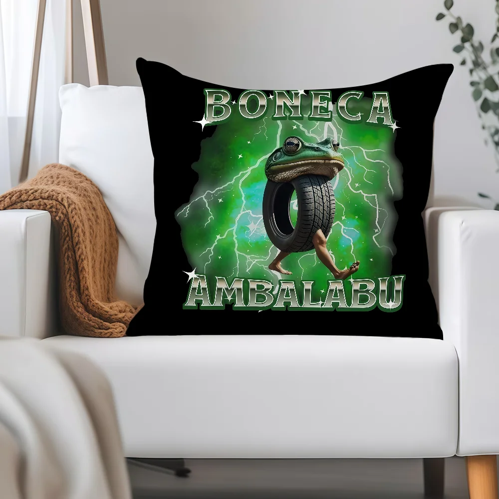 ITALlAN B-brainrot Creative A-animal Pillow Case Applicable Space For Guest Rooms Interiors Cars Office House Decoration