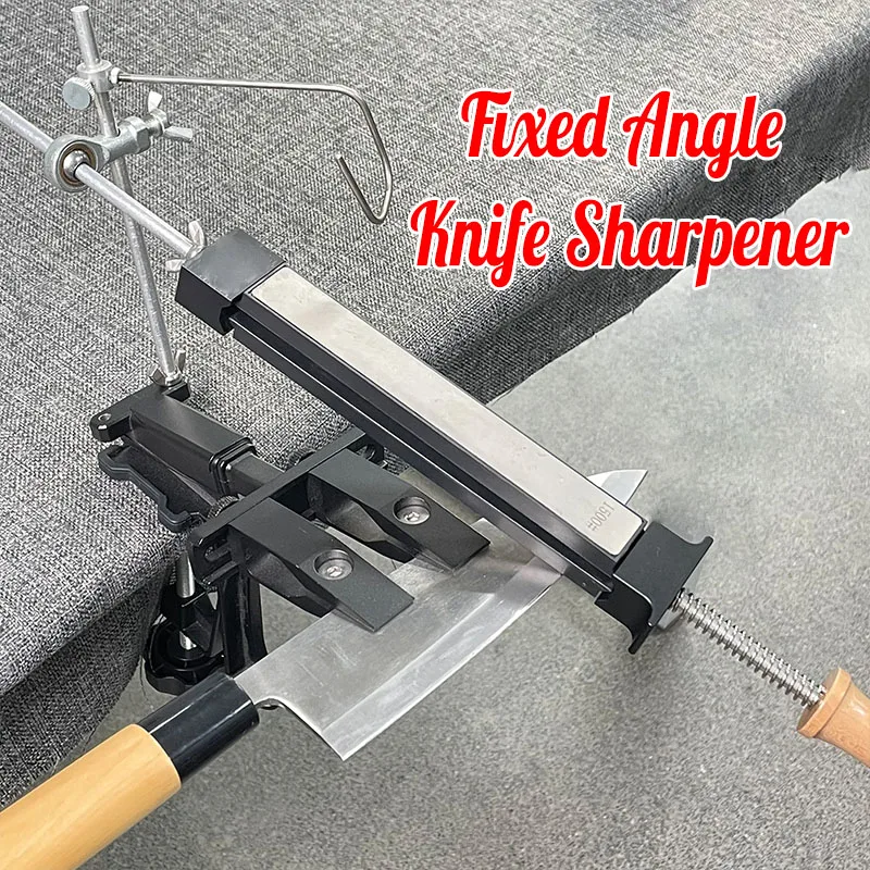 New Design Professional Fixed Angle Apex Knife Sharpener Kitchen Knife Tools Knife Sharpening System with Diamond Stones Set