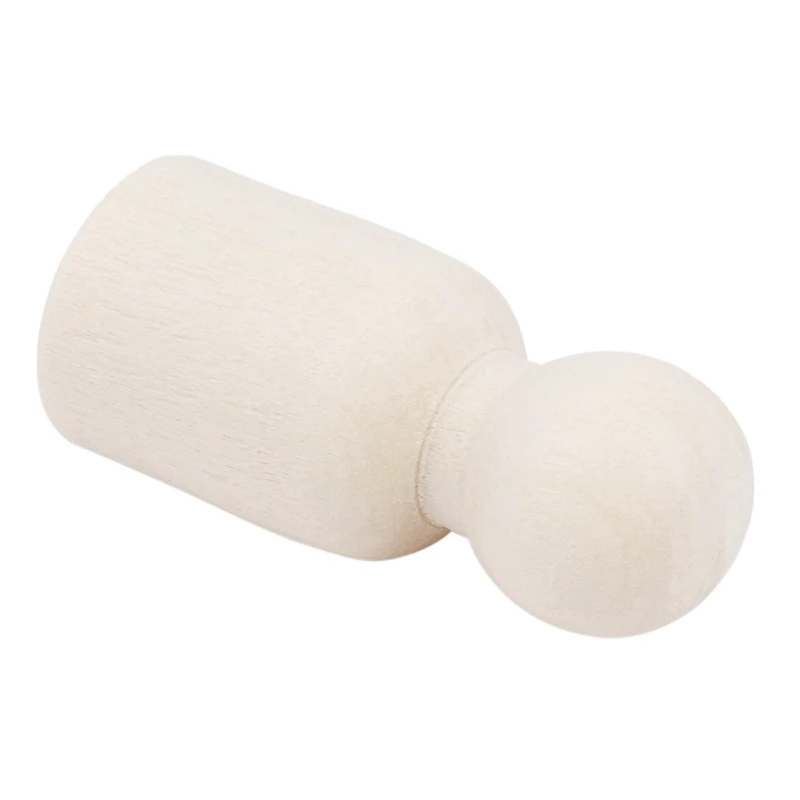 Muñeca familiar de madera sin pintar, muñeco de boda, decoración de bebé, garabatos, hombre de madera, 100 piezas